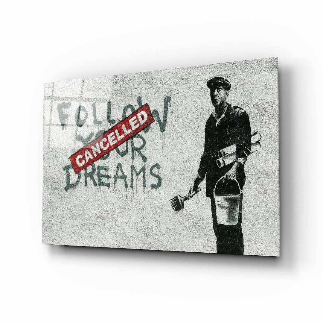 Planlar İptal Cam Tablo