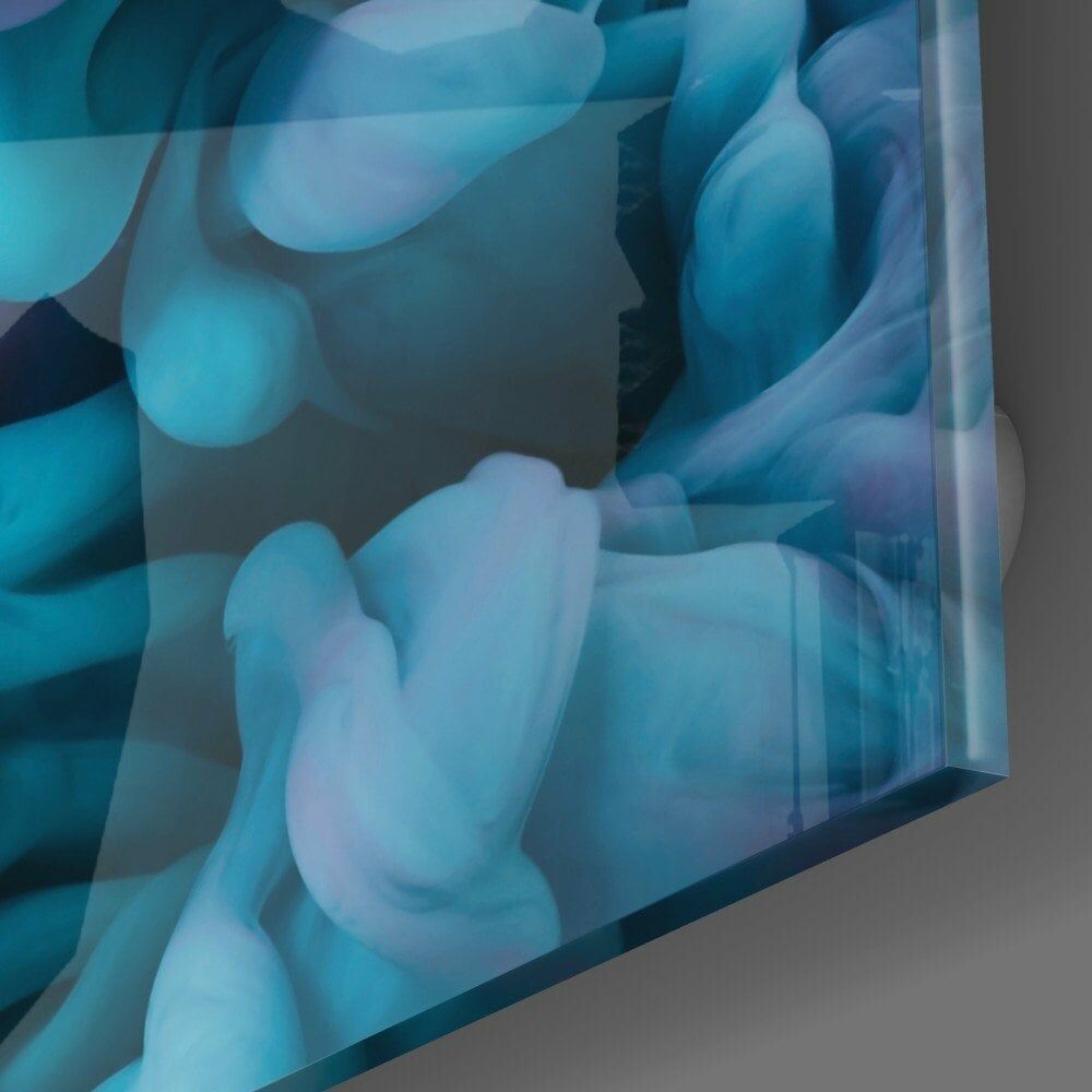 Renkli Duman Cam Tablo