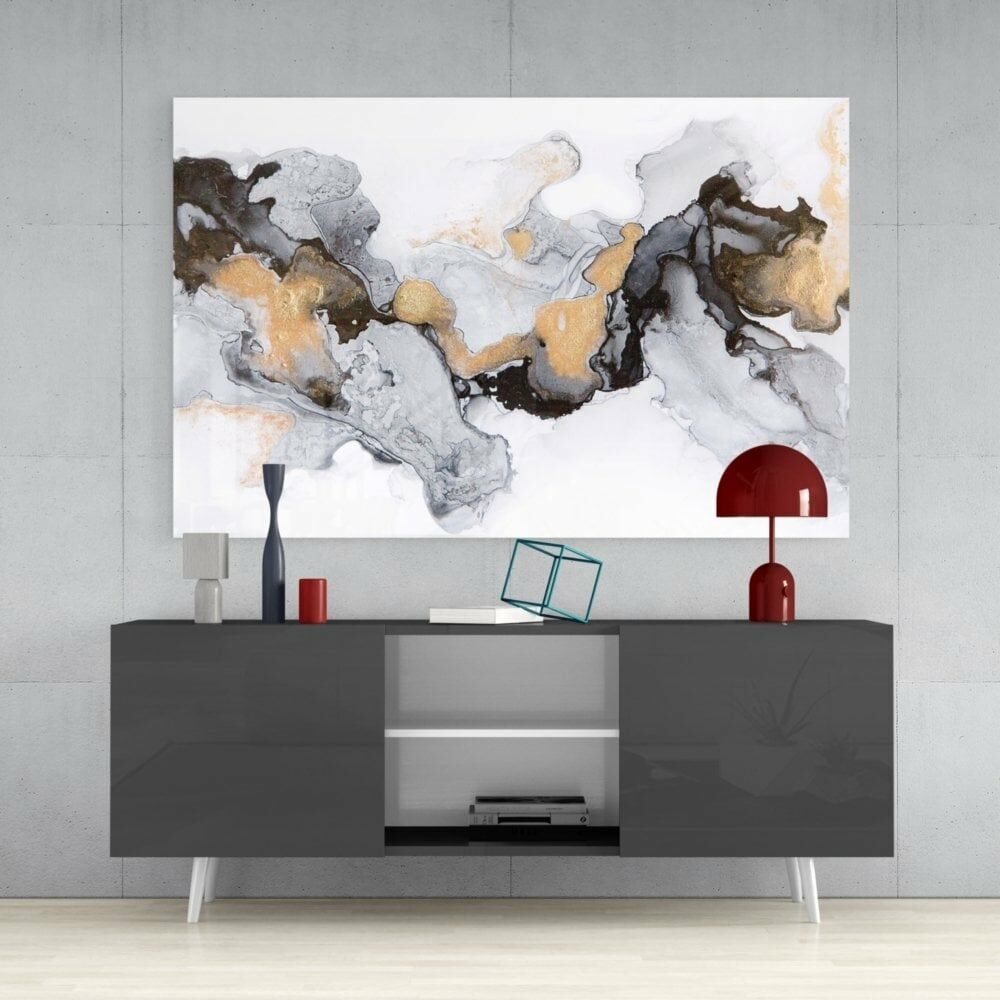 Renkli Duman Cam Tablo