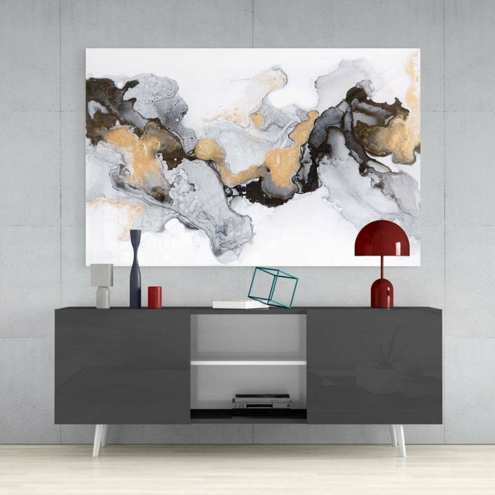 Renkli Duman Cam Tablo