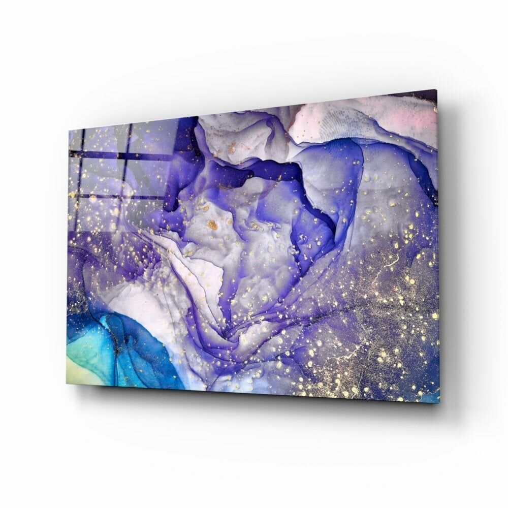 Renkli Duman Cam Tablo