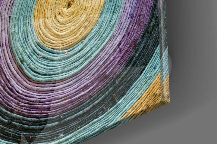 Renkli Helezon Cam Tablo