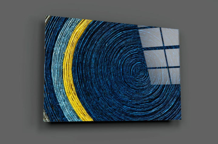 Renkli Helezon Cam Tablo