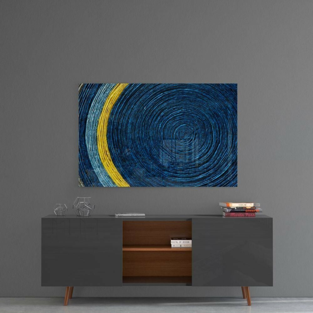 Renkli Helezon Cam Tablo