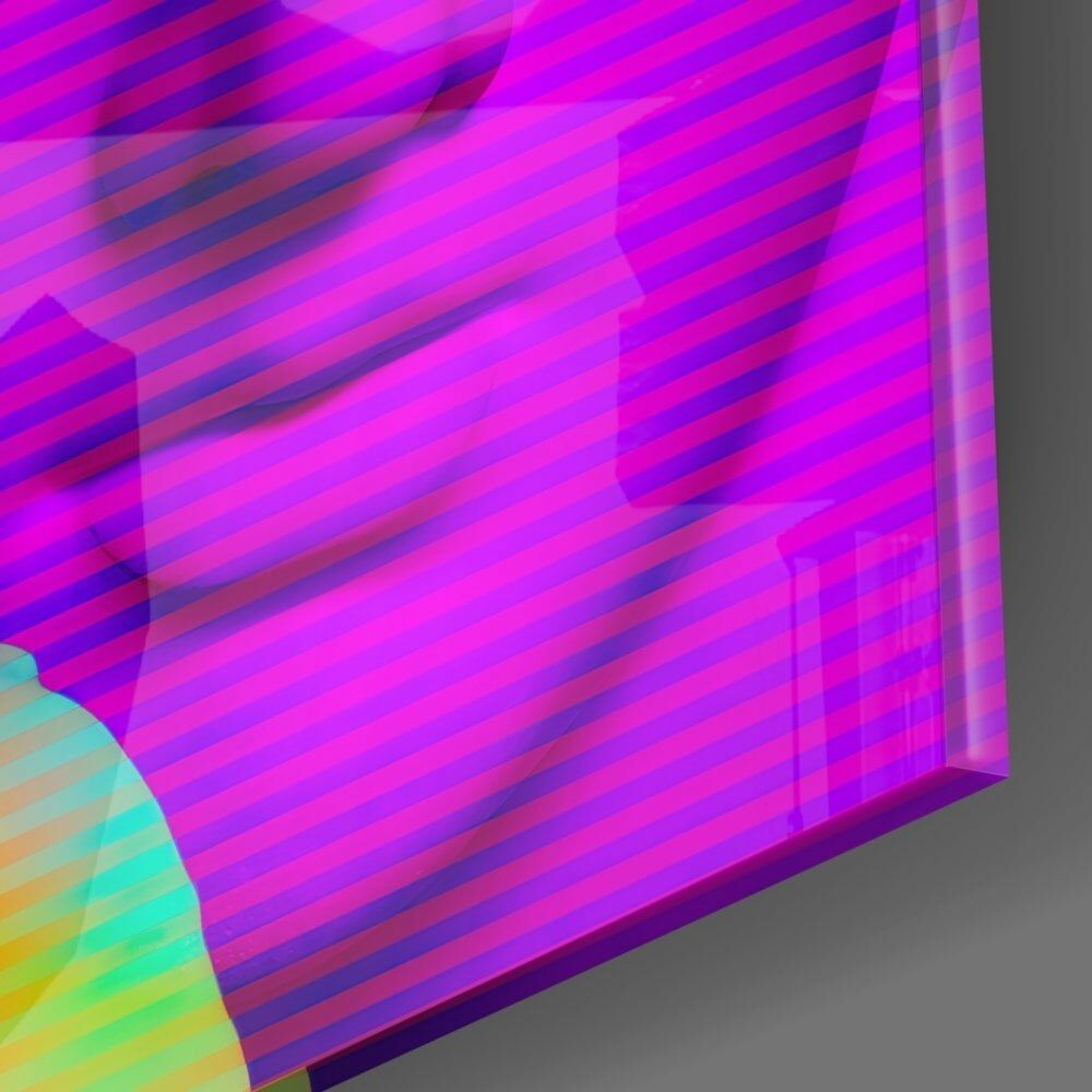 Renkli Heykeller Cam Tablo