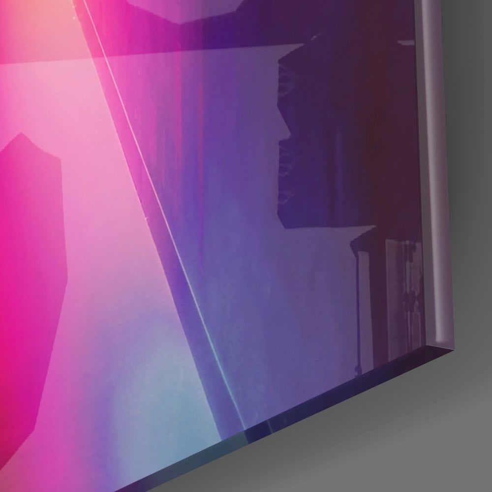 Renkli Oda Cam Tablo