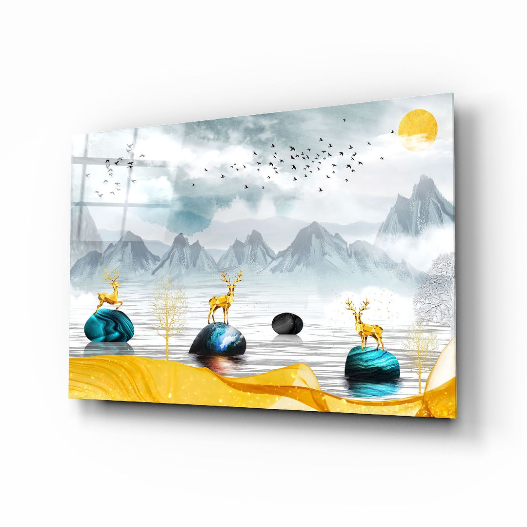 Rüya Gölü Cam Tablo