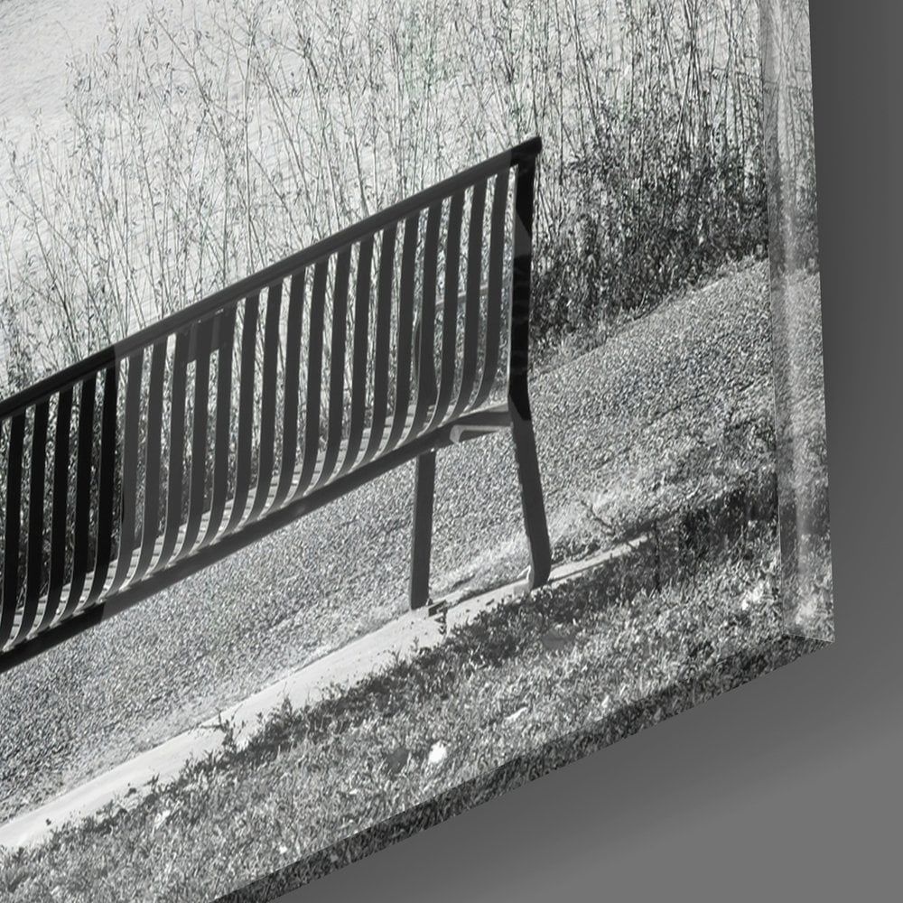 Sarı Ağaç Cam Tablo