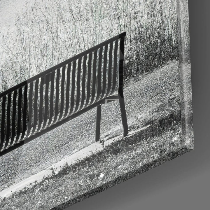 Sarı Ağaç Cam Tablo