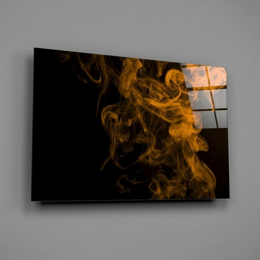 Sarı Duman Cam Tablo