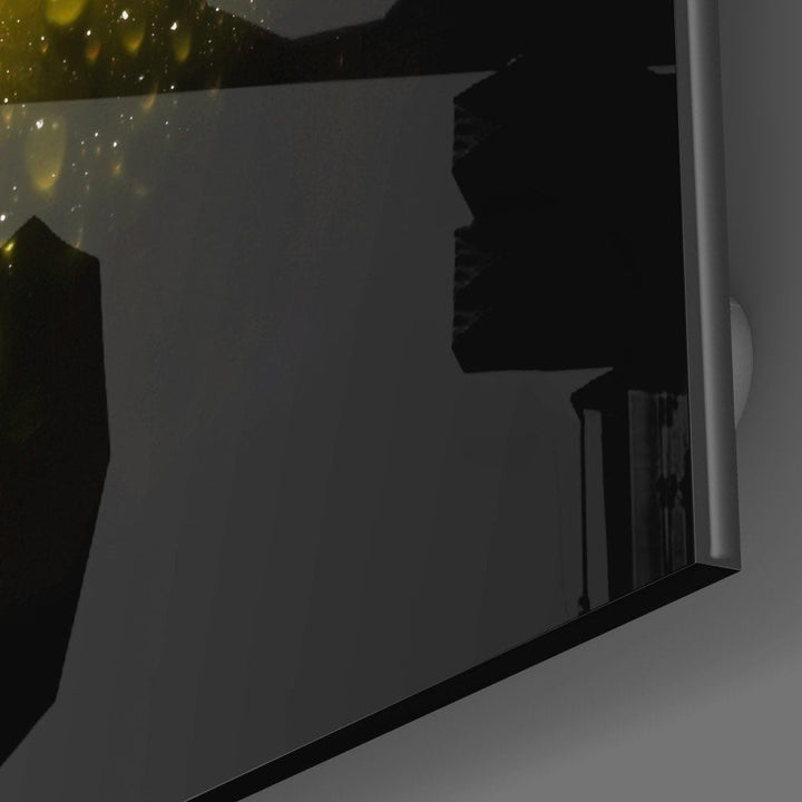 Sarı Elma Cam Tablo