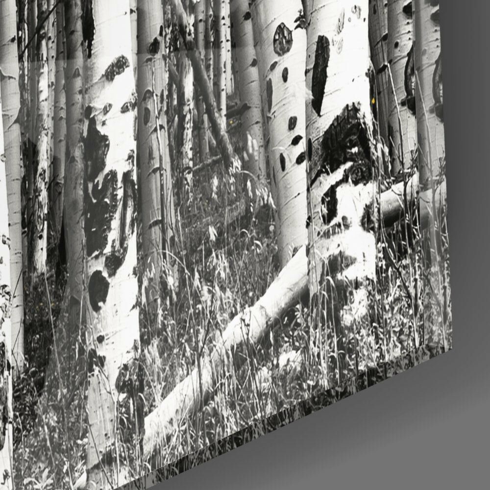 Sarı Orman Cam Tablo