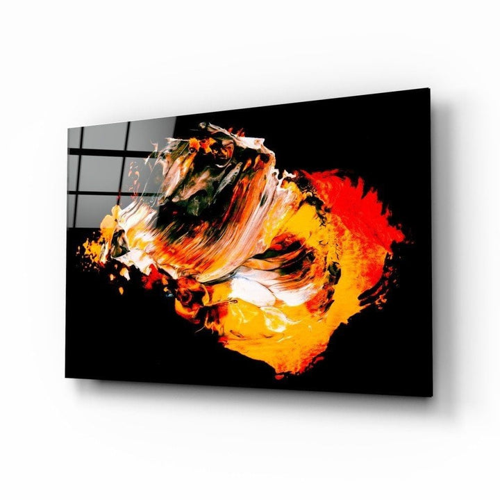 Sarının Cazibesi Cam Tablo