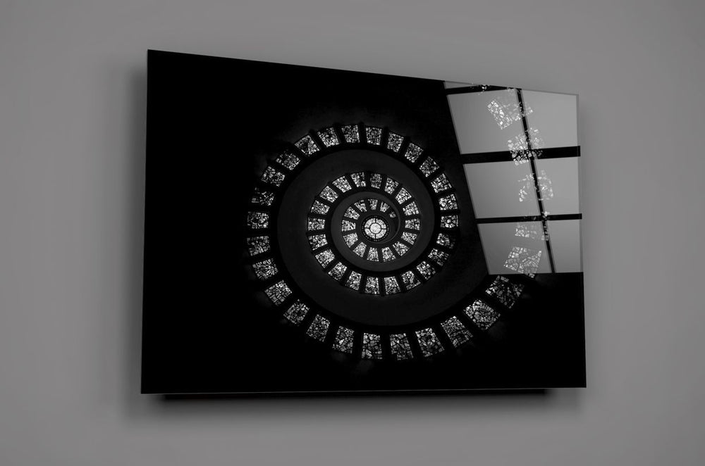 Sarmal Merdiven Cam Tablo