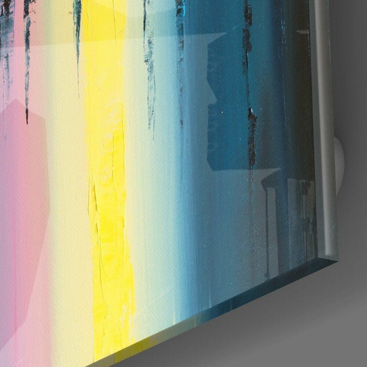 Şehir Silüet Cam Tablo