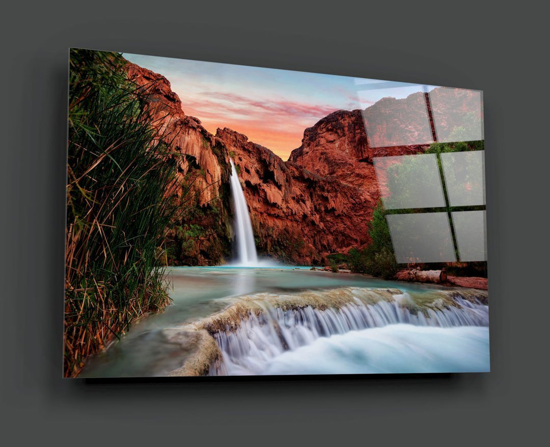Şelale Cam Tablo
