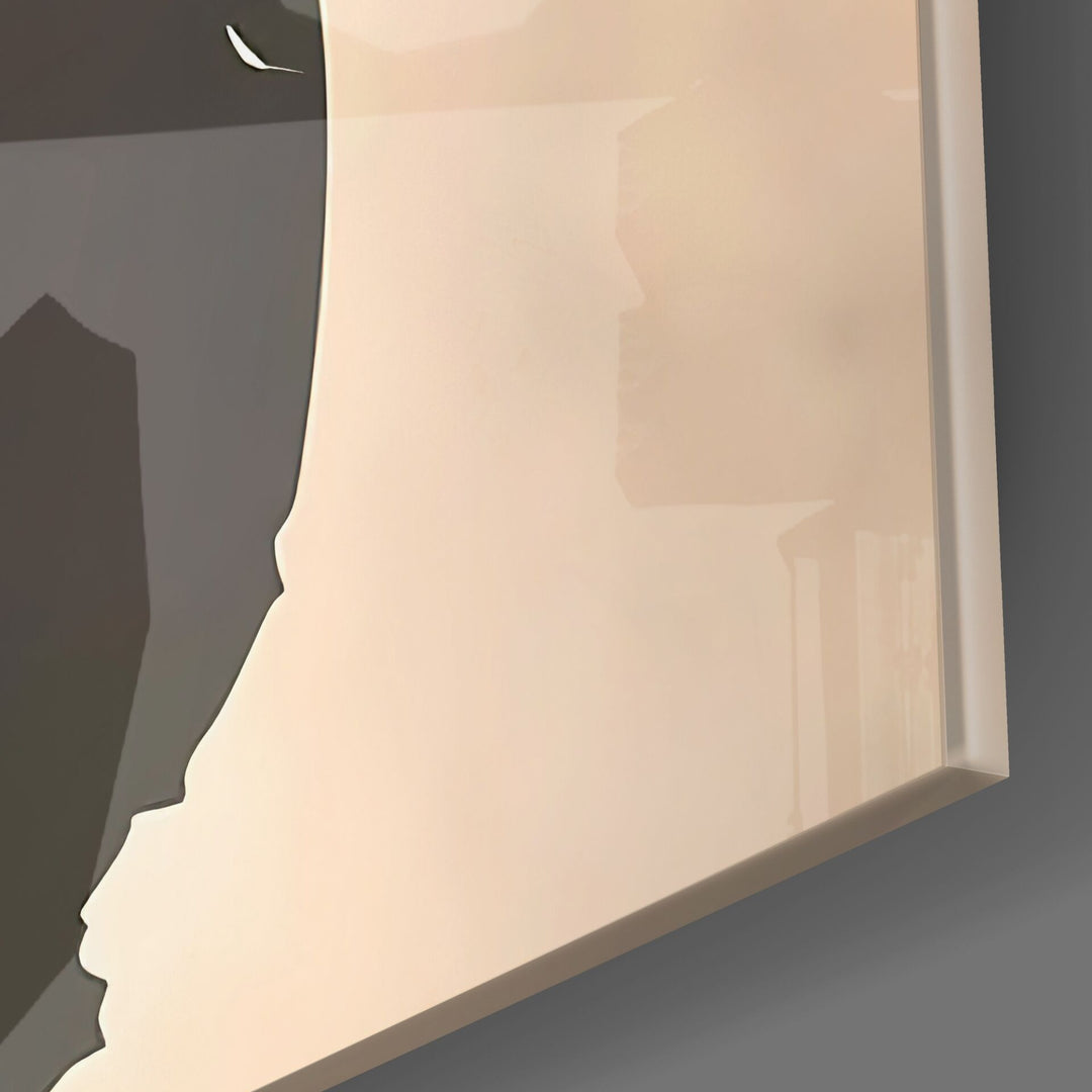 Siyah Adam Cam Tablo