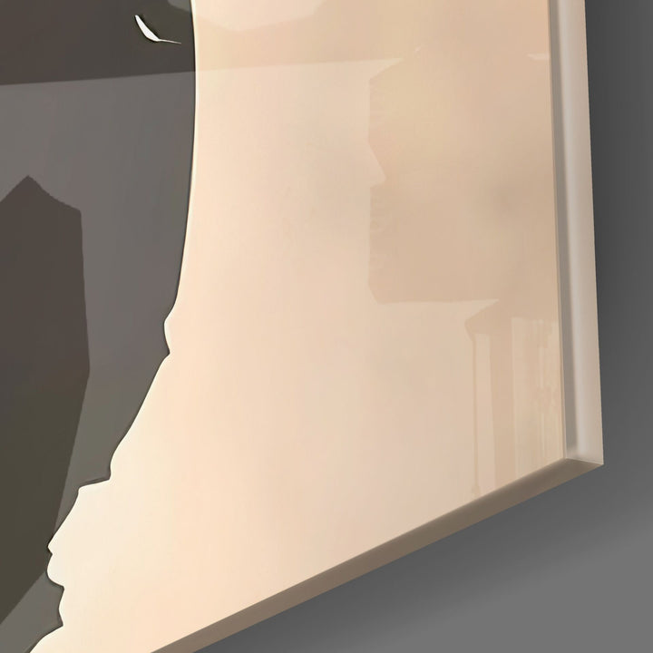 Siyah Adam Cam Tablo