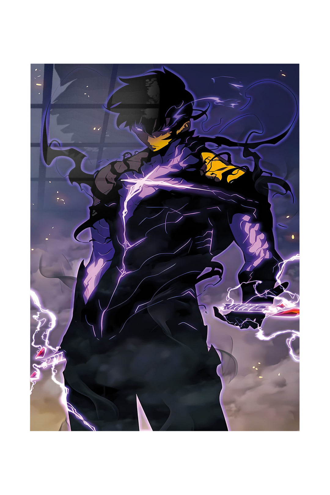 Igris Solo Leveling Purple Aesthetic