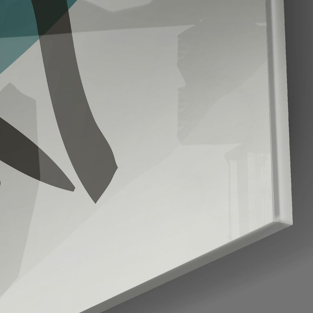 Sonbahar Yeşil Cam Tablo