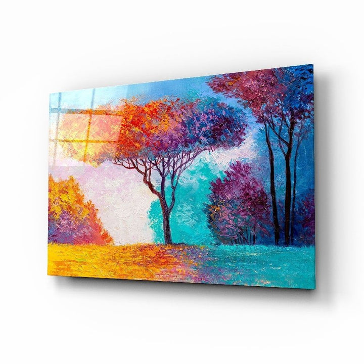 Sonbaharın Hikayesi Cam Tablo