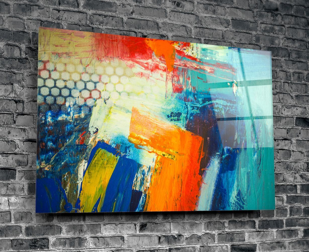 Soyut Cam Tablo No:1025