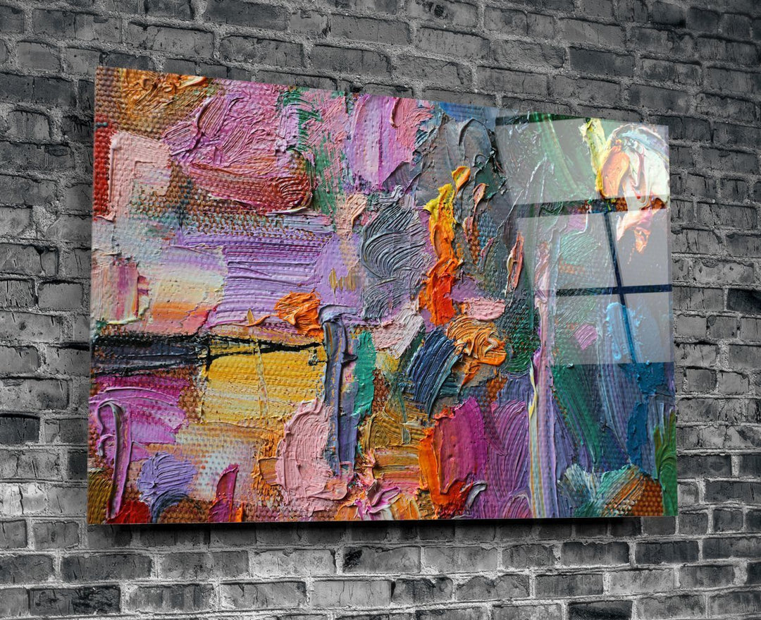 Soyut Cam Tablo No:1075