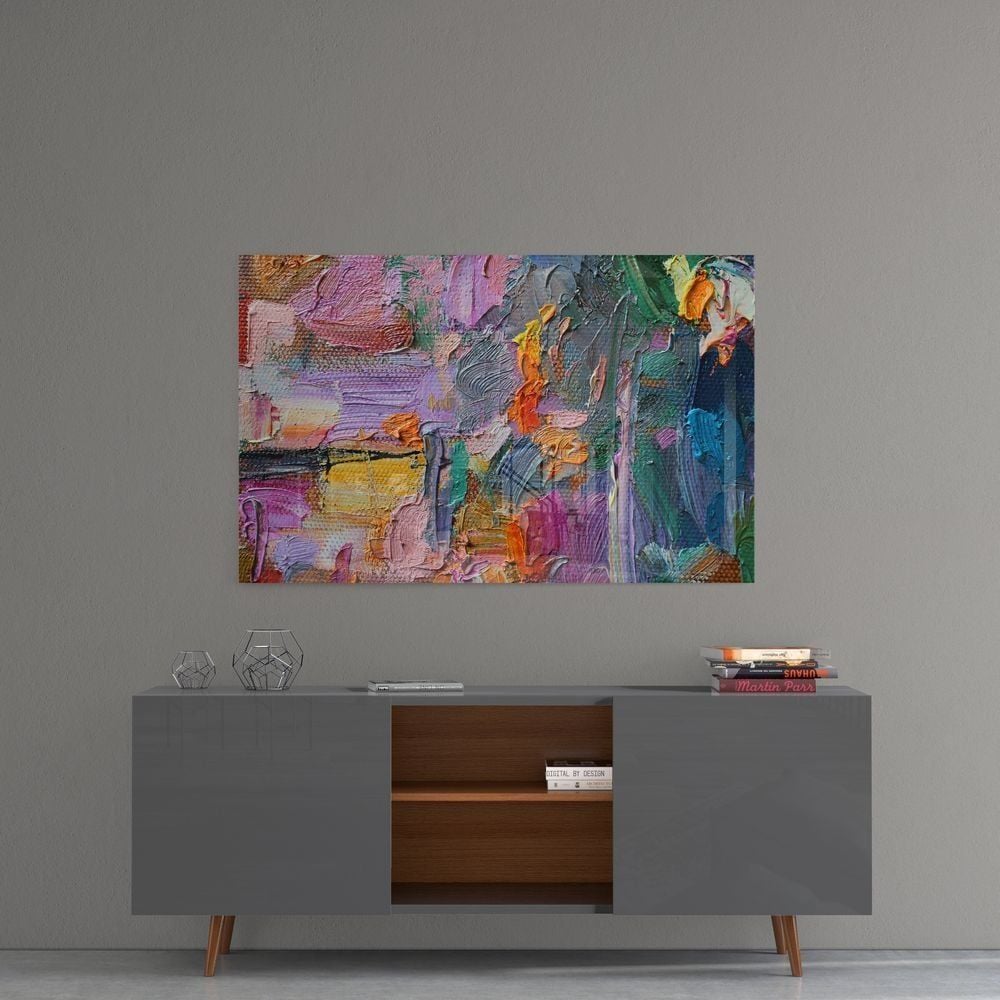 Soyut Cam Tablo No:1075