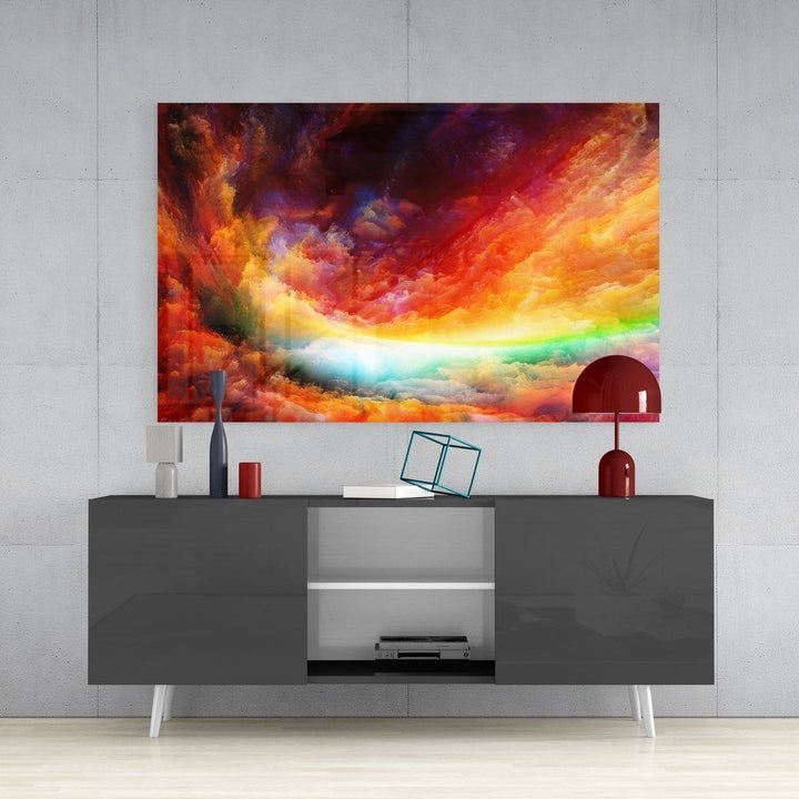 Soyut Cam Tablo No:4042