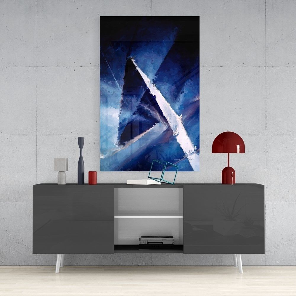 Soyut Cam Tablo No:4074