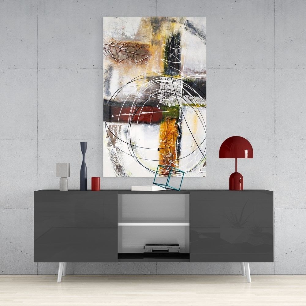 Soyut Cam Tablo No:4081