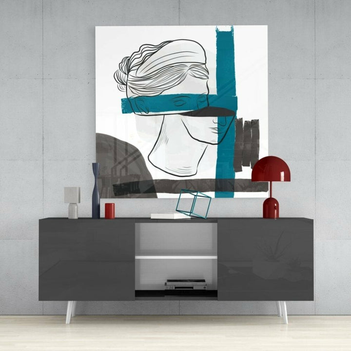 Soyut Cam Tablo No:4094