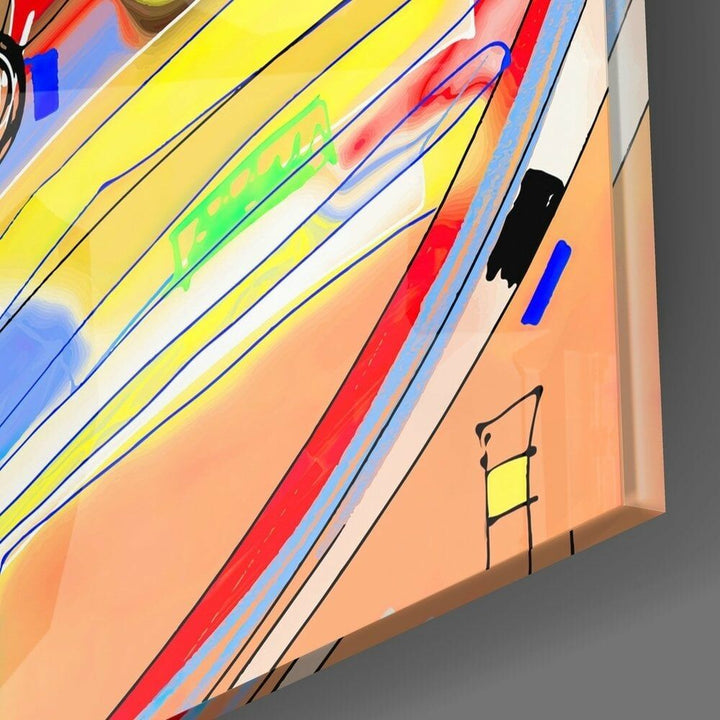 Soyut Cam Tablo No:5054