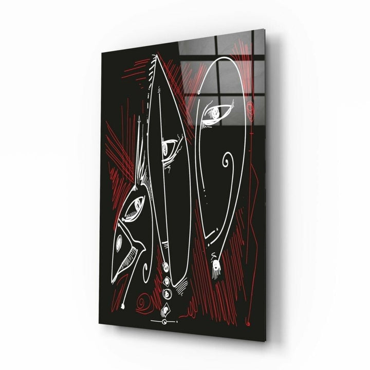 Soyut Cam Tablo No:9031