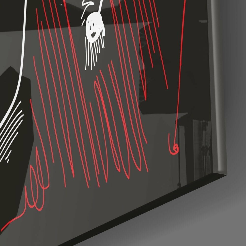 Soyut Cam Tablo No:9031