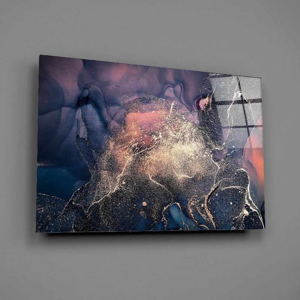 Soyut Derinlik Cam Tablo No:2016