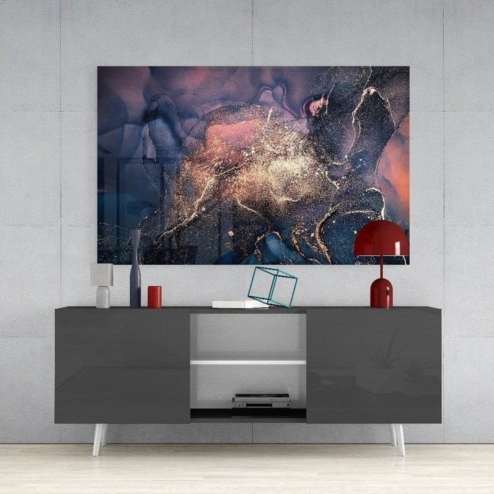 Soyut Derinlik Cam Tablo No:2016