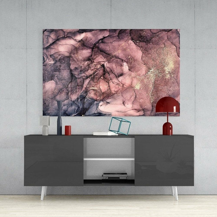 Soyut Derinlik Cam Tablo No:2026