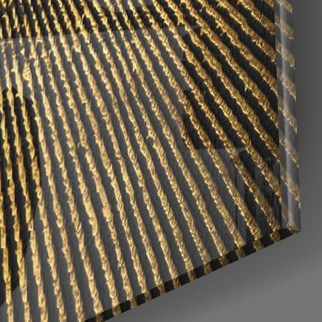 Soyut Döngü Cam Tablo