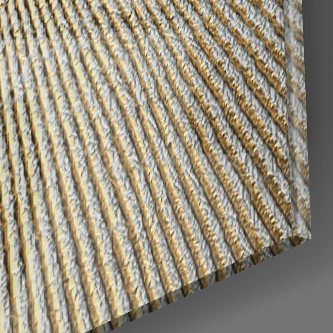 Soyut Döngü Cam Tablo