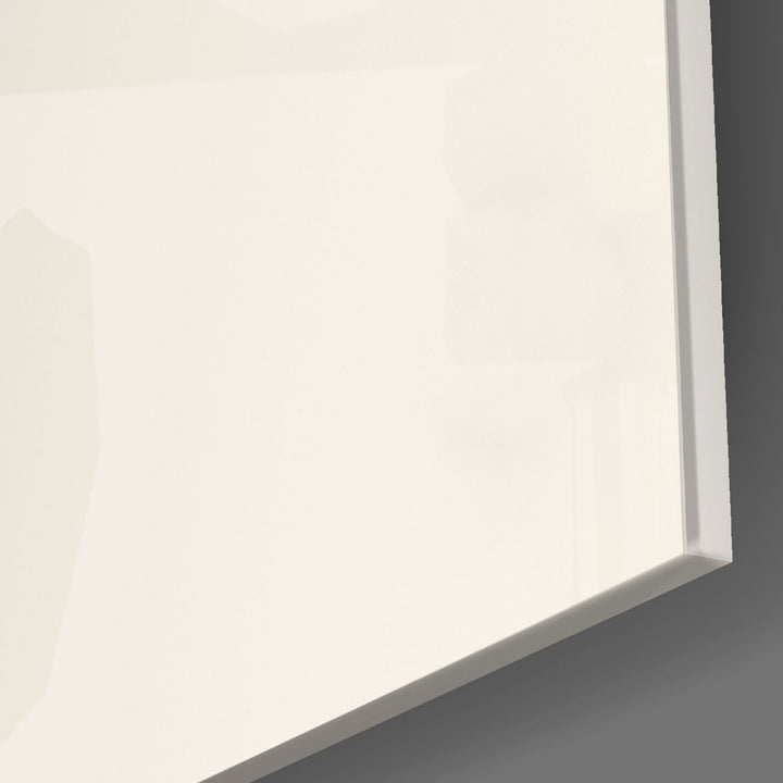 Soyut Güneş Cam Tablo