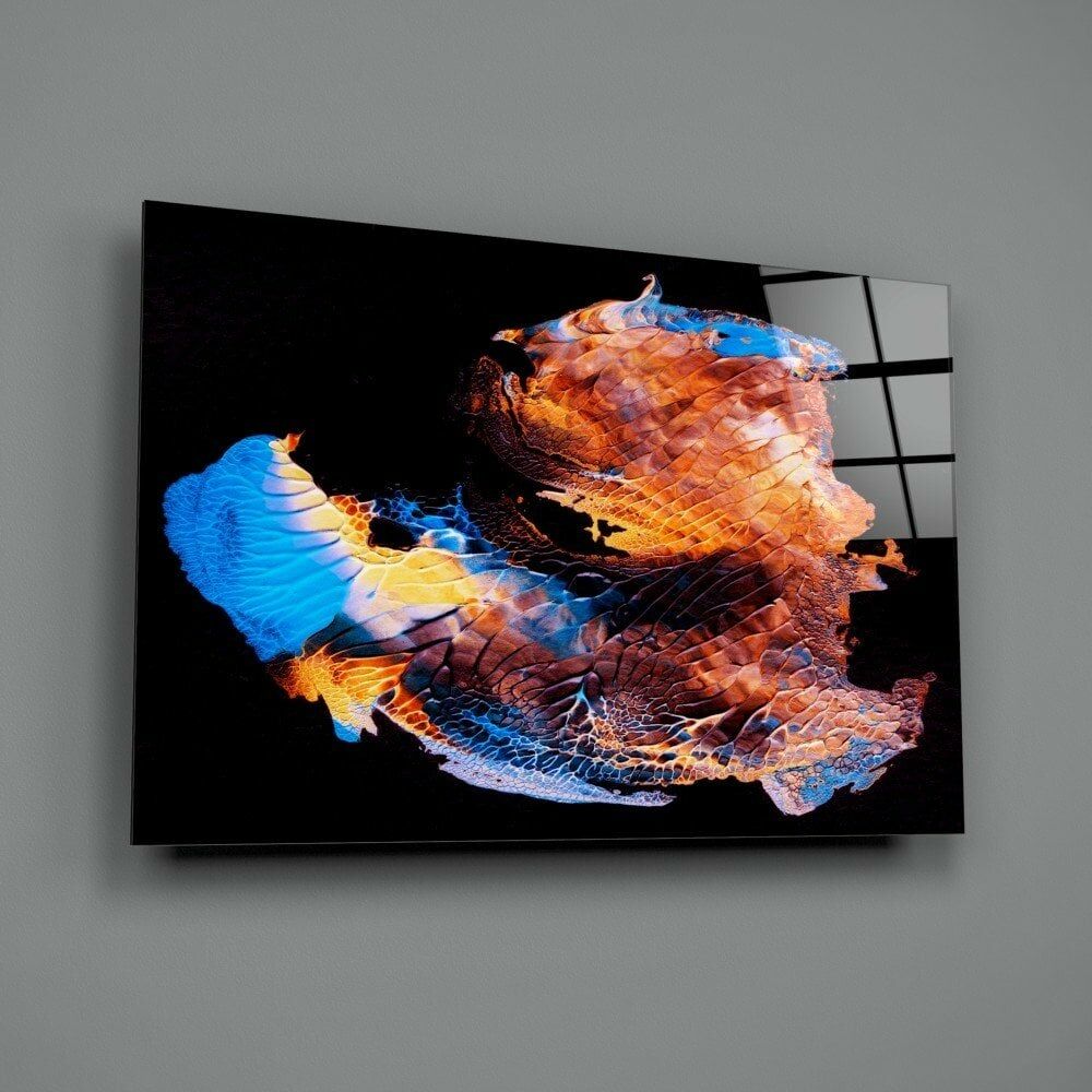 Soyut Pullar Cam Tablo