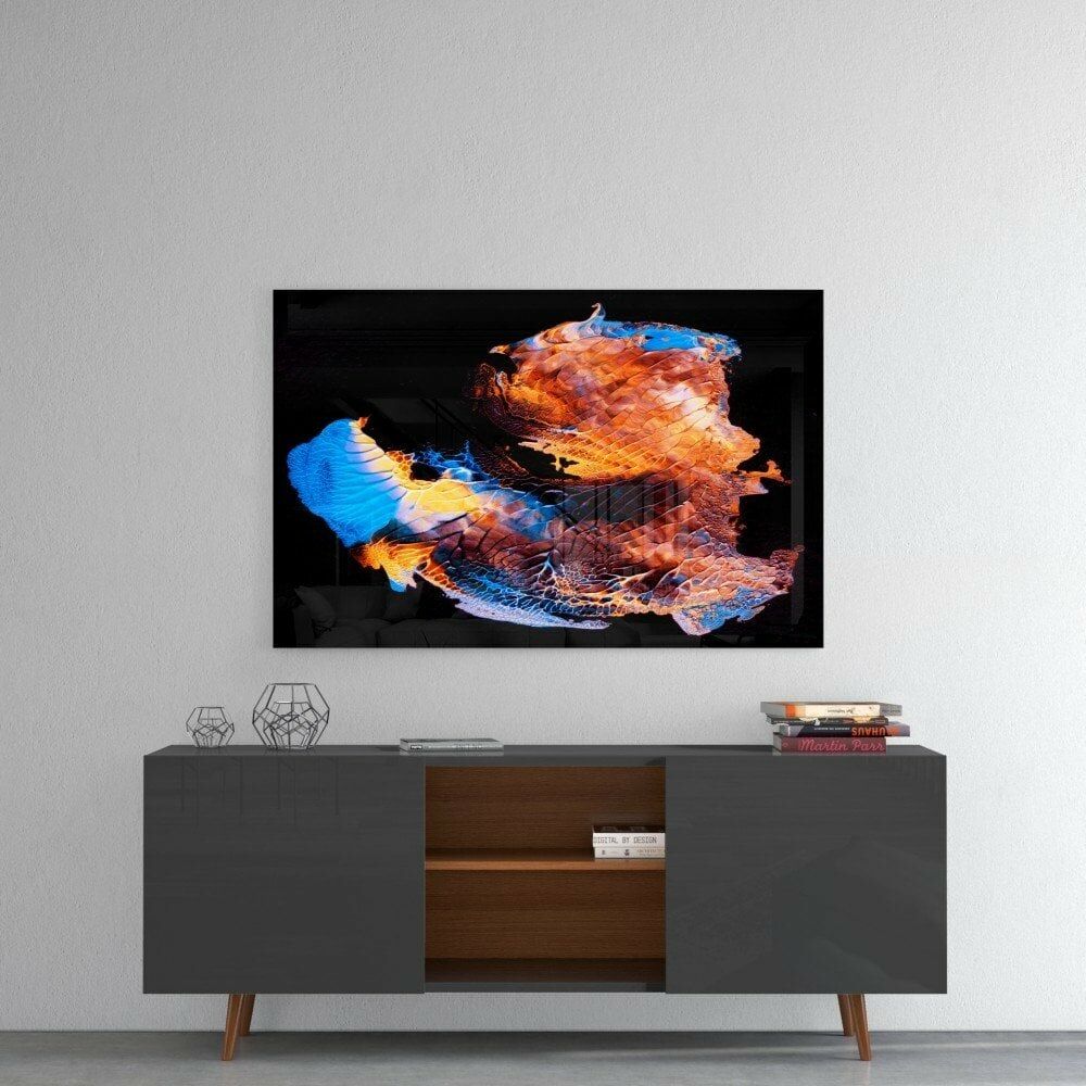 Soyut Pullar Cam Tablo