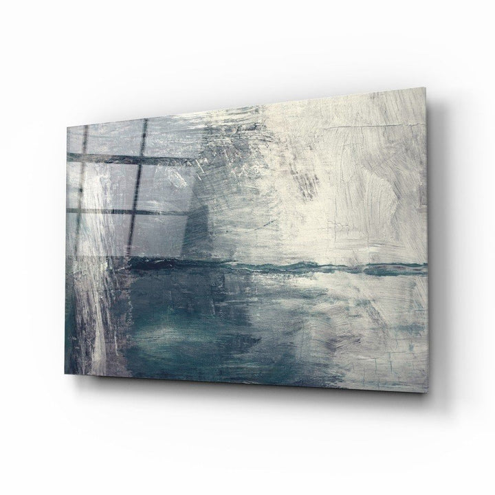 Soyut Renkler Cam Tablo