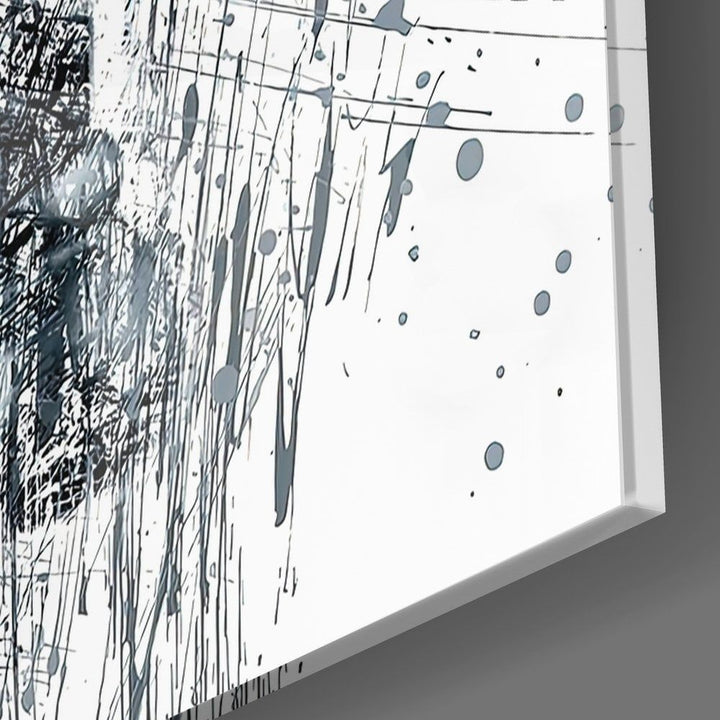 Soyut Robot Cam Tablo