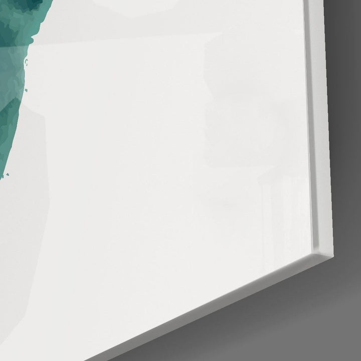 Soyut Şekiller Cam Tablo No:2060