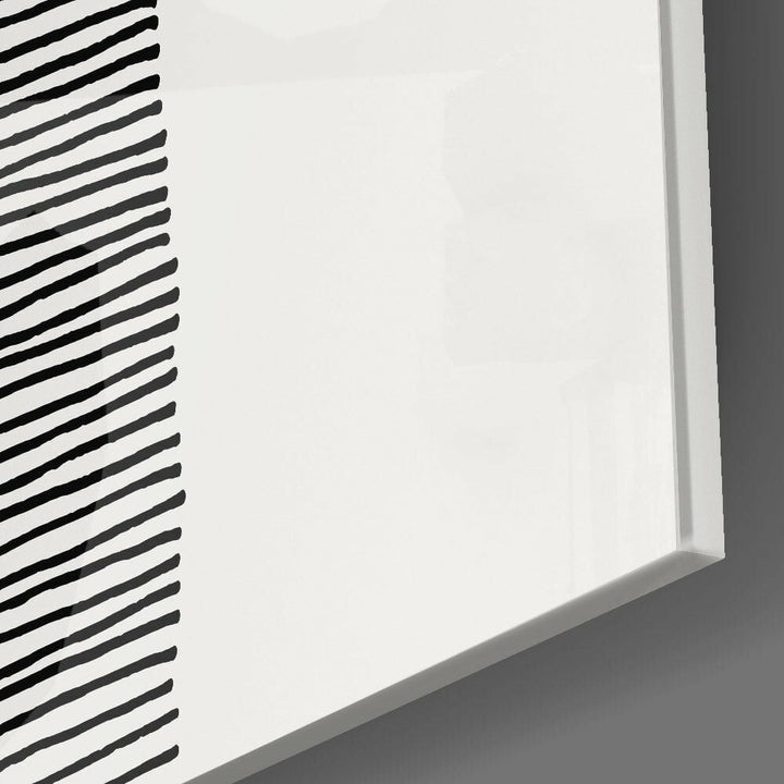 Soyut Şekiller Cam Tablo No:2062