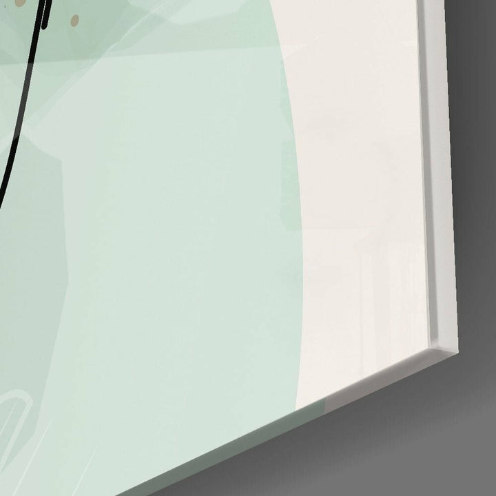 Soyut Şekiller Cam Tablo No:2074