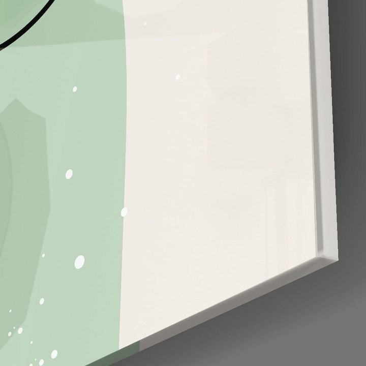 Soyut Şekiller Cam Tablo No:2076