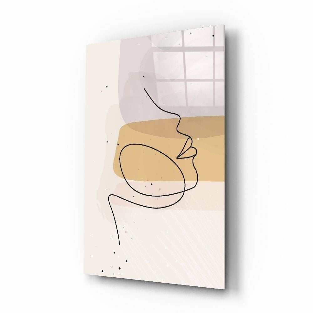 Soyut Şekiller Cam Tablo No:2079